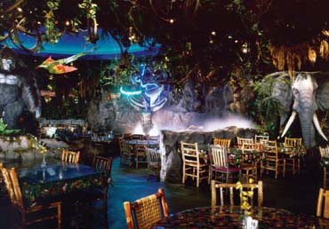 The Rainforest Cafe in the Mall of America in Minneapolis, MN 